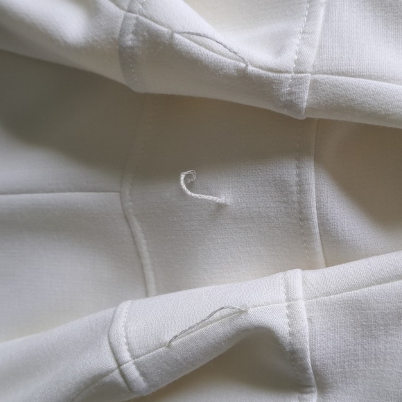 Alex Marie White Belted Dress Size 8 - Picture 6 of 12